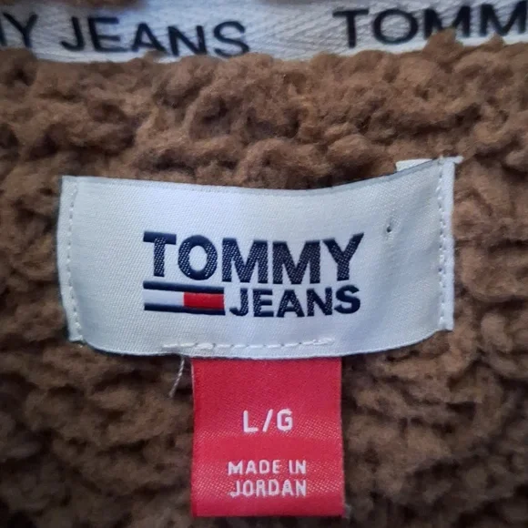 Tommy Hilfiger Brown Sherpa Sweater - Picture 3 of 3